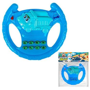 Imagem de Volante Interativo Brinquedo Musical Educativo Com Sons De Carro E Fun