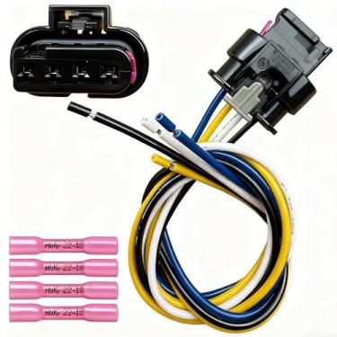 Imagem de Conector de fiação automotiva para sensor de temperatura de carga de ar/sensor de eixo de cames/sensor de mapa e mais, OE: 13587299/S2894, adequado para BMW 135i (13-11)/Cadillac ATS(19-16)/Chrysler