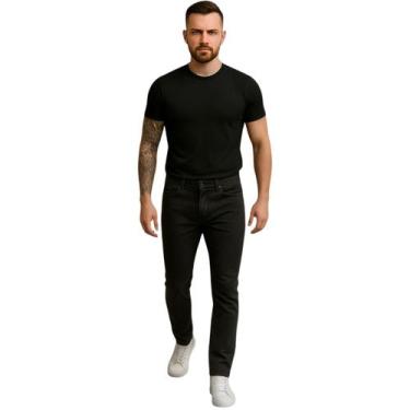Imagem de Calça Masculina Hering Jeans Slim Skinny Com Lycra Elastano Touch, Pre
