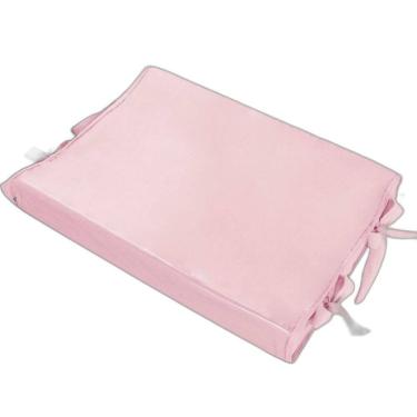 Imagem de Trocador Mini Anatômico De Cômoda Para Bebe Rosa