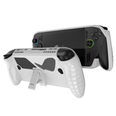 Imagem de Capa protetora para Rog Xbox Ally X/Rog Xbox Ally com suporte para Rog Xbox Ally Game Handheld 2025 Acessórios à prova de choque antiderrapante anticolisão branca