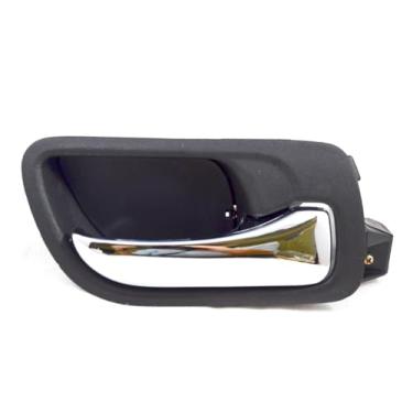 Imagem de PT Auto Warehouse HO-2238MA-FR - Maçaneta interna interna interna, caixa preta com alavanca cromada - Sedan de 4 portas, frente do passageiro da PT Auto Warehouse