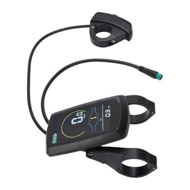 Imagem de GOWENIC Medidor de Display LCD de Bicicleta Elétrica, Odômetro de Velocímetro ABS Com Tela Multifuncional para Ajuste de Assistência de Nível de Bateria, Quilometragem de Velocidade,