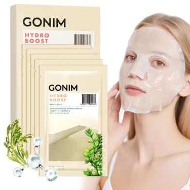 Imagem de Máscara de lençol GONIM Korean Skin Care com ácido hialurônico 30mL x5