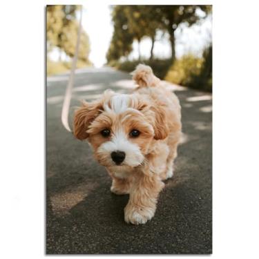 Imagem de Impressão em tela de cachorro, pôster de animal de estimação, arte de parede para casa 1 peça decorações não ramificadas 91 cm x 61 cm