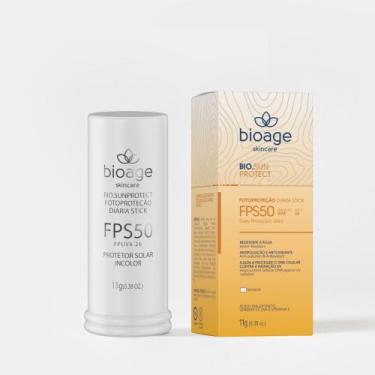 Imagem de Protetor Solar em Base Stick FPS50 Incolor 11g - Bioage