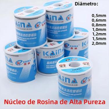 Imagem de Fio De Solda De Estanho 450 100 50g CF-10 Com Fluxo De Soldagem Limpo 