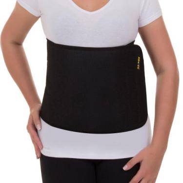 Imagem de Faixa Cinta Abdominal Ortofaixa Em Neoprene 20cm Preto Artipé - ARTIPE