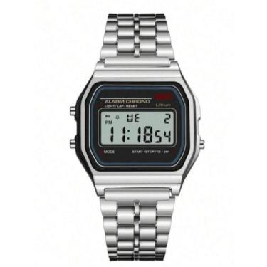 Imagem de Relógio Digital Estilo Retrô/Vintage Unissex Eletrônico Luminoso Simpl