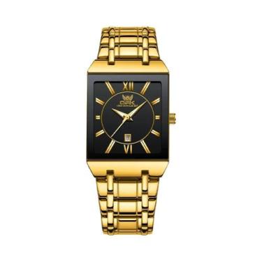 Imagem de Relógio de quartzo quadrado à prova d'água da marca OPK para homens 81