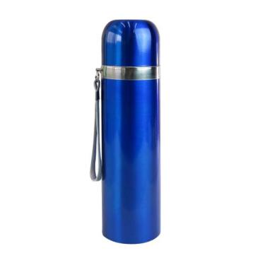 Imagem de Garrafa Isotérmica Com Tampa e Acionamento Click 400ml - Interponte, A