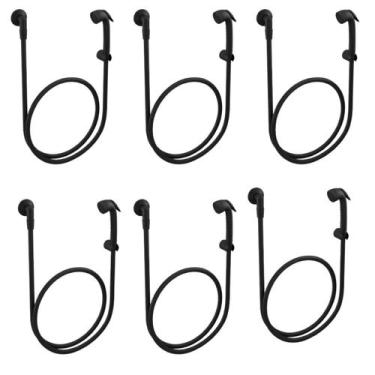 Imagem de Kit 6 Peças Ducha Higiênica Preto Fosco Docol Base 000579ce
