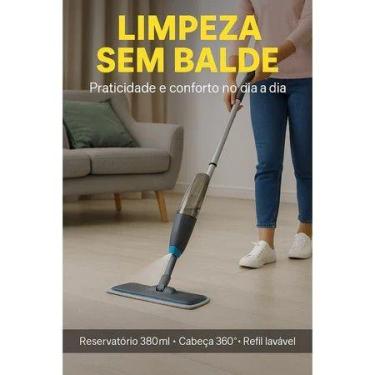 Imagem de Mop Spray com Reservatório Giratório Todos Pisos Limpeza Rápida - Clea
