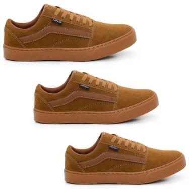 Imagem de Kit Combo Três Pares de Tênis Casual Skate Escolar Haymax Original com