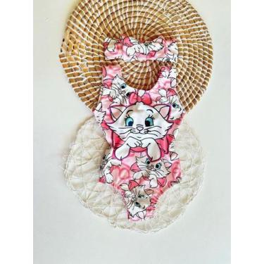 Imagem de Body Maio Suplex Infantil Temático Gatinha Marie - JOANINHA BABY, 03 A