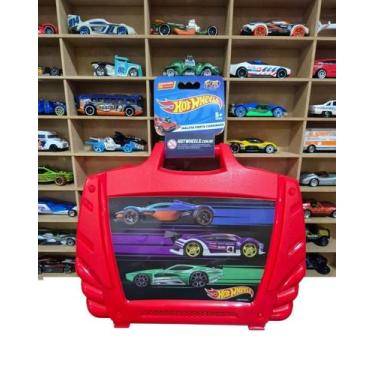 Imagem de Maleta + 5 Carrinhos Hot Wheels ou matchbox em metal escala 1:64 - Esc