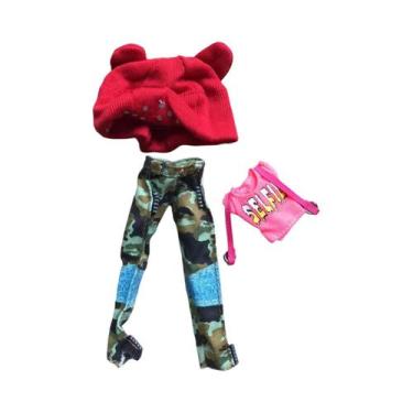 Imagem de Roupas Coloridas Para Bonecas Monster High, Calças, Casacos, Chapéus, 