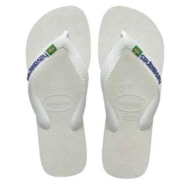 Imagem de Chinelo Havaianas Brasil Logo, Branco, 37