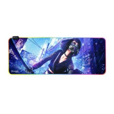 Imagem de Mouse Pad Gamer LED MP003 Antiderrapante 80cm x 30cm Bright