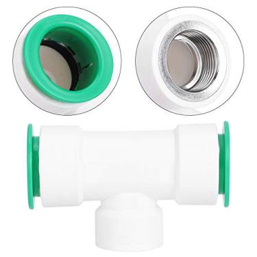 Imagem de Conector em T, Conexão de Tubo com Rosca Fêmea 3/4, para Rosca de Conexão de Tubo