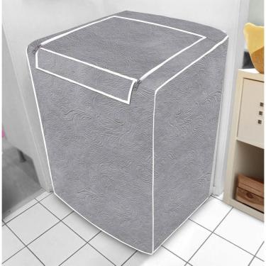 Imagem de Capa De Máquina De Lavar - Cinza Com Abertura Superior - M