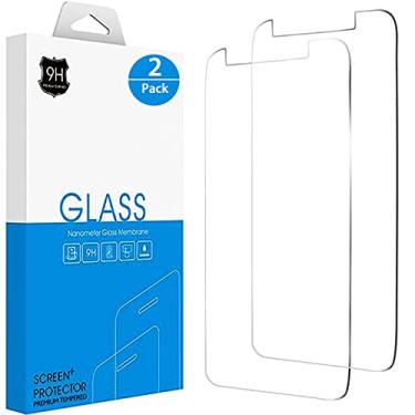 Imagem de Ailiber AT&T Calypso (U318AA) Protetor de tela, [pacote com 2] filme de vidro temperado dureza anti-riscos HD transparente, protetor de tela sem bolhas compatível com AT&T Calypso U318AA