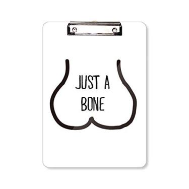 Imagem de Just Bone Placa de suporte para prancheta de desenho engraçado A4