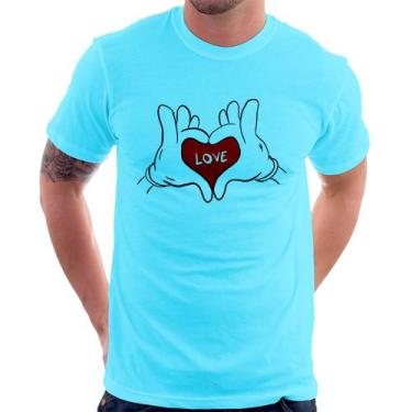 Imagem de Camiseta Love Hands  - Foca Na Moda