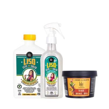 Imagem de Lola Vintage Girls Alisante 100g + Liso Leve Solto Sh 250ml + Spray 20