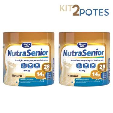 Imagem de Kit 2 Melhor Nutra Senior 50+ Suplemento Alimentar Completo com 28 Vit