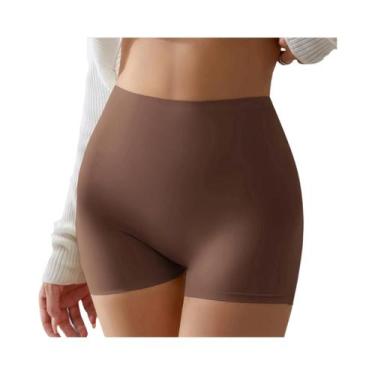 Imagem de Shorts De Ciclismo Femininos Sem Costura Em Seda Gelada, Leggings Espo