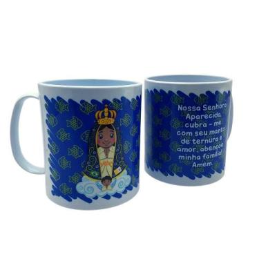 Imagem de Caneca Infantil Religiosa Nossa Senhora Aparecida Plástico - FORNECEDO