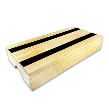 Imagem de Step Caixote Madeira Academia Ginastica Exercício Aeróbico