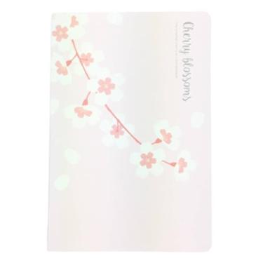 Imagem de Caderno A5 Flor Cerejeira Papelaria Coreana Anotação Escolar (Rosa Comum)