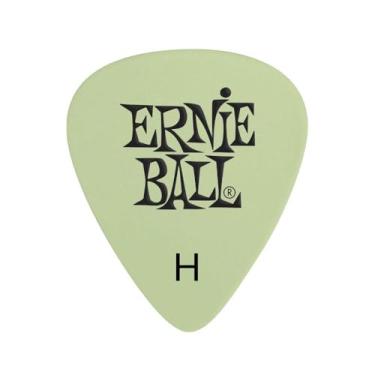 Imagem de Ernie Ball Guitar Picks, Heavy, Super Glow, 12-pack (P09226)