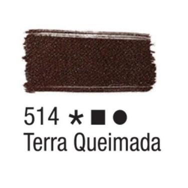 Imagem de Tinta Tecido Fosca 37ml Tons Escuros - Acrilex, 514 - TERRA QUEIMADA