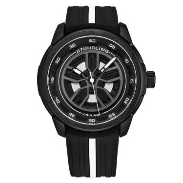 Imagem de Relógio Masculino Stuhrling 984 Quartzo 44mm, Preto e Branco