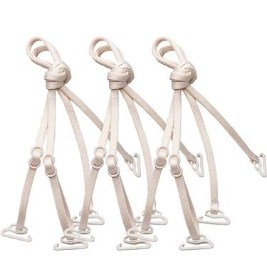 Imagem de Licogel Alças De Sutiã Reposição Ajustáveis - Decorativas 3 Pares Finas Macias Removíveis Antiderrapantes Universais Nylon Longo Alça Ombro Costas Nadador Acessórios Lingerie Destacáveis Para Mulher