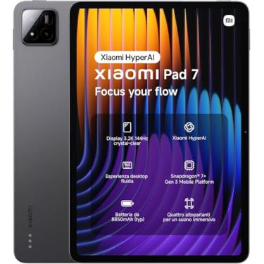 Imagem de Xiaomi Pad 7 8 + 256 GB, o meu tablet, ecrã de 11,2", tempo de espera até 33,9 dias, preto