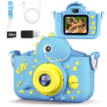 Imagem de KANAD Câmera Infantil, Brinquedos Para Meninos De 3 A 8 Anos, Presentes Cestas Páscoa Crianças, Vídeo Digital Selfies Hd 1080P Crianças Pequenas - Azul