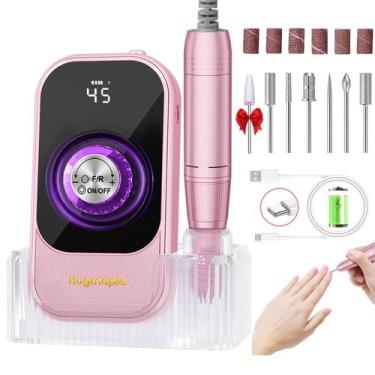 Imagem de Furadeira de unhas elétrica HUGMAPLE 45000RPM recarregável 8-10h