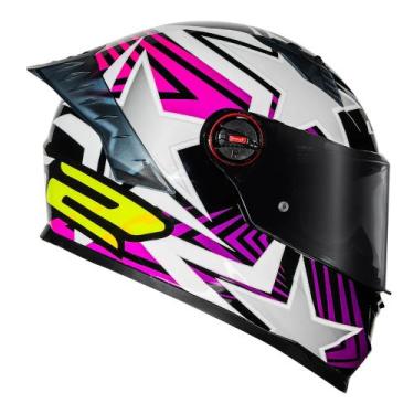 Imagem de LS2 FF358 ESTELLAR BLK/PINK/PURPLE Classic Pro, 58