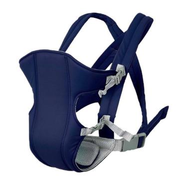 Imagem de Suporte Canguru Para Bebê Até 15kg - Alças Acolchoadas E Fechos De Segurança Ergonômico Passeio Conforto