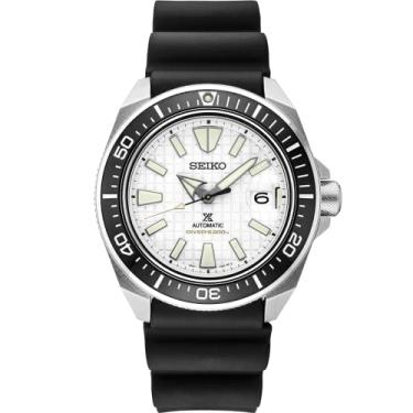 Imagem de Relógio masculino Seiko SRPE37 Prospex preto 44 mm de aço inoxidável