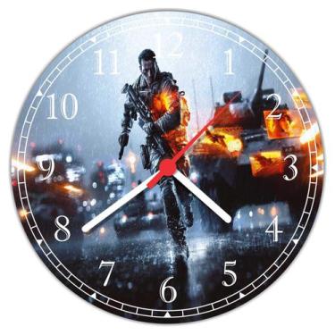 Imagem de Relógio De Parede Games Jogos Battlefield - Vital Quadros