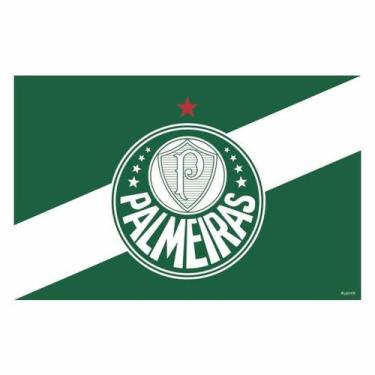 Imagem de Painel Sublimado em tecido festa Palmeiras Decoração 85X55cm - Piffer