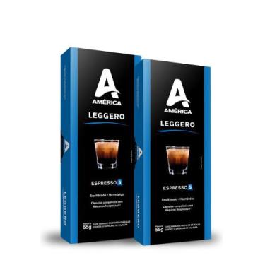 Imagem de Kit 20 Cápsulas de Café América Leggero