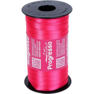 Imagem de Fita de Cetim 07MM 100M PINK 303 - Fitas Progresso