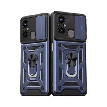 Imagem de Capa de Armadura Anti-Choque com Suporte para Xiaomi Redmi 12C/13C/10C