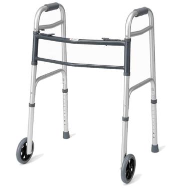 Imagem de Passeador dobrável Carex para idosos – Andador adulto, With Wheels